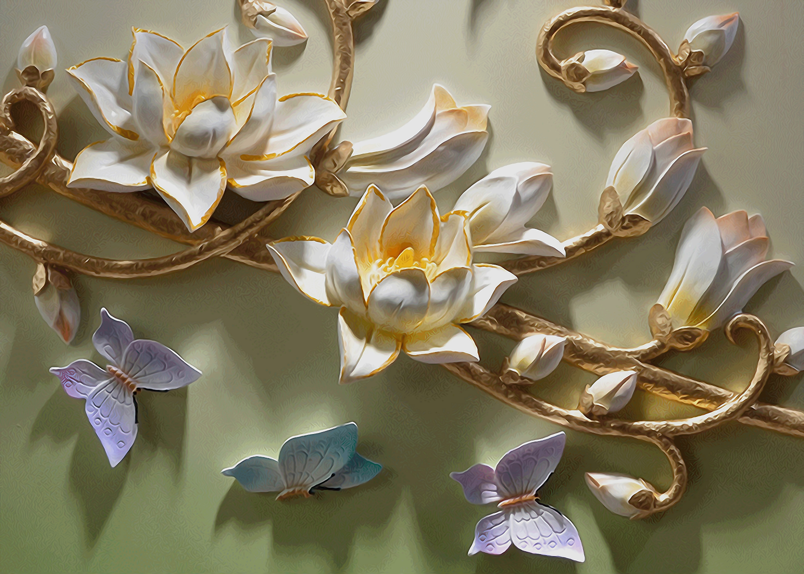 

Фотообои Walldeco Цветочный рай №35910 Деко