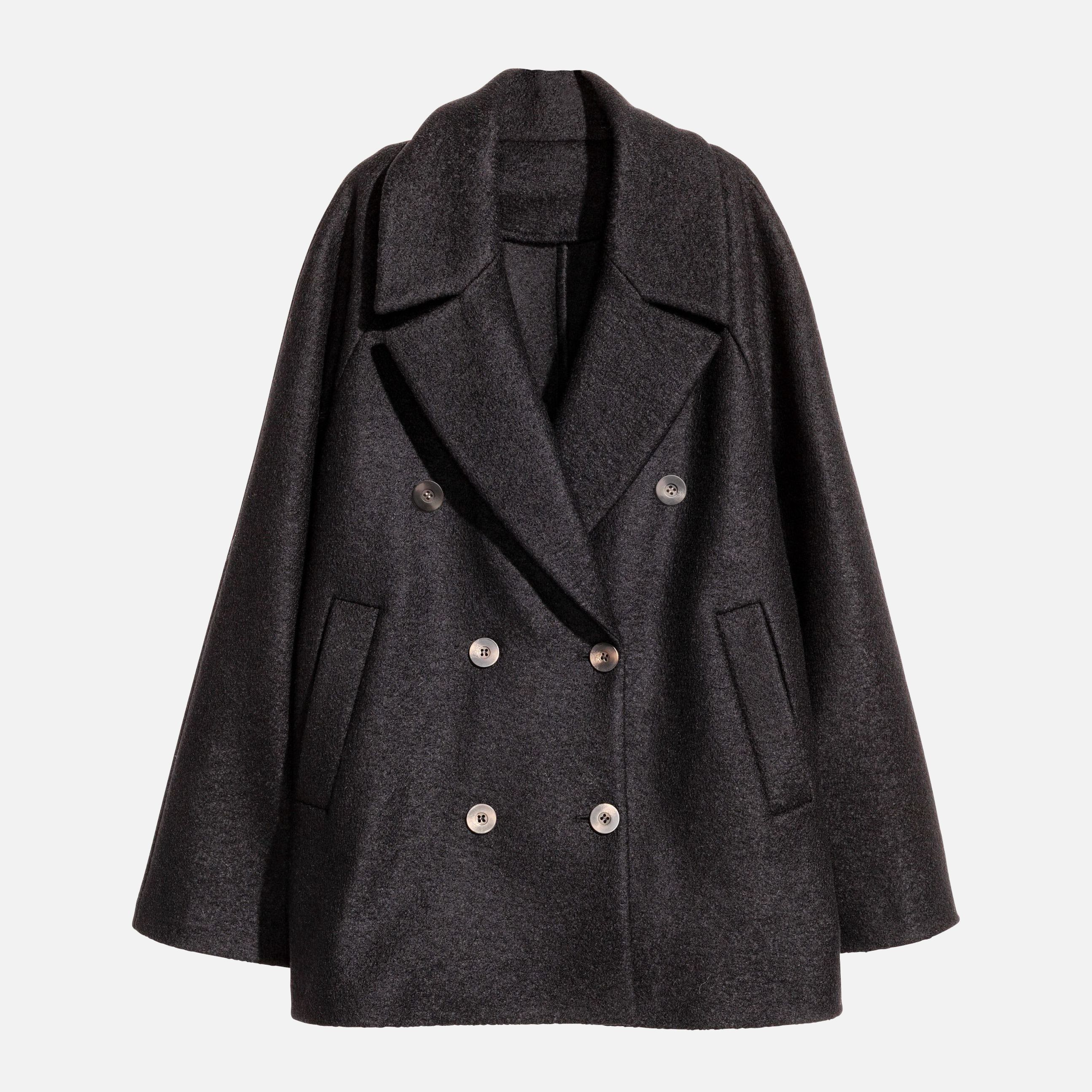 

Пальто H&M 4332114-AAAD 40 Черное