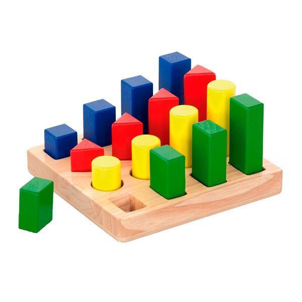 

Деревянный сортер Viga Toys Фигуры и размеры (KID_51367) 24 x 6 x 19 см