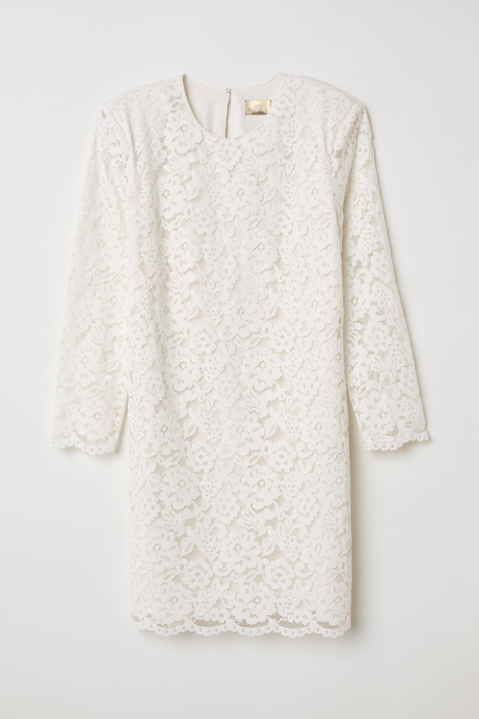 

Платье H&M 6106017-ABAK 34 Молочное