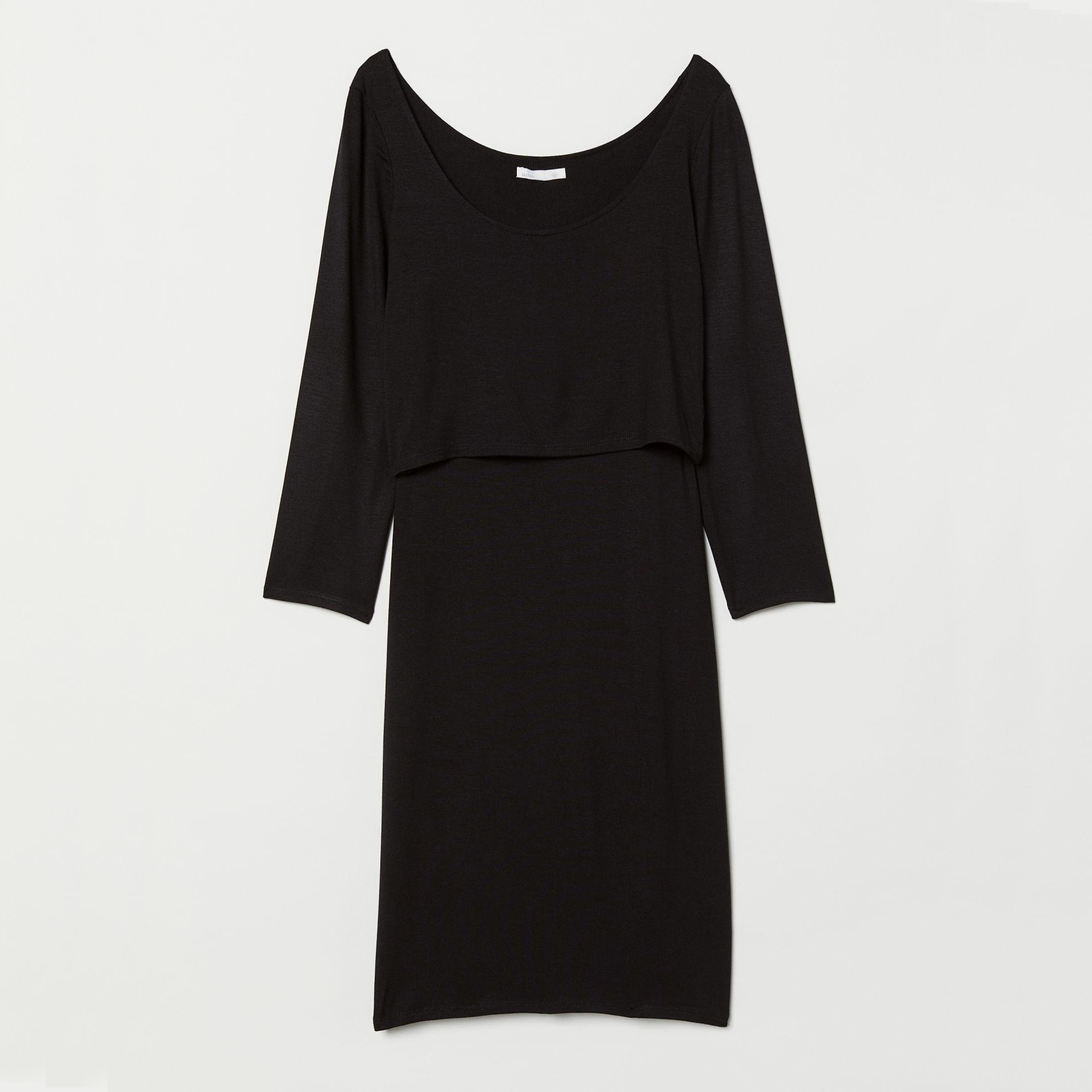 

Платье для беременных H&M 5489788-AAAD XL Черное