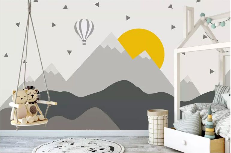 

Фотообои Walldeco Закат солнца за горы №dec-1376 Деко