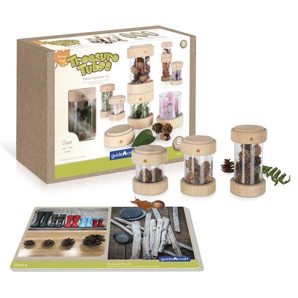 

Игровой набор Guidecraft Natural Play Сокровища в прозрачных баночках (KID_G3086) 40 x 31 x 10 см