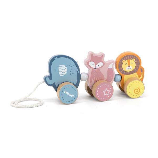 

Деревянная каталка Viga Toys PolarB Зверята (KID_44023) 27 x 6.8 x 13 см