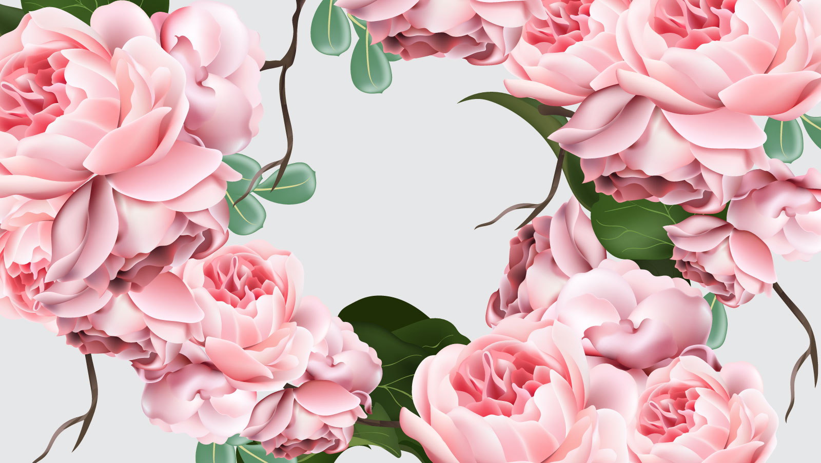 

Фотообои Walldeco Большие розовые бутоны №39585 Базальт
