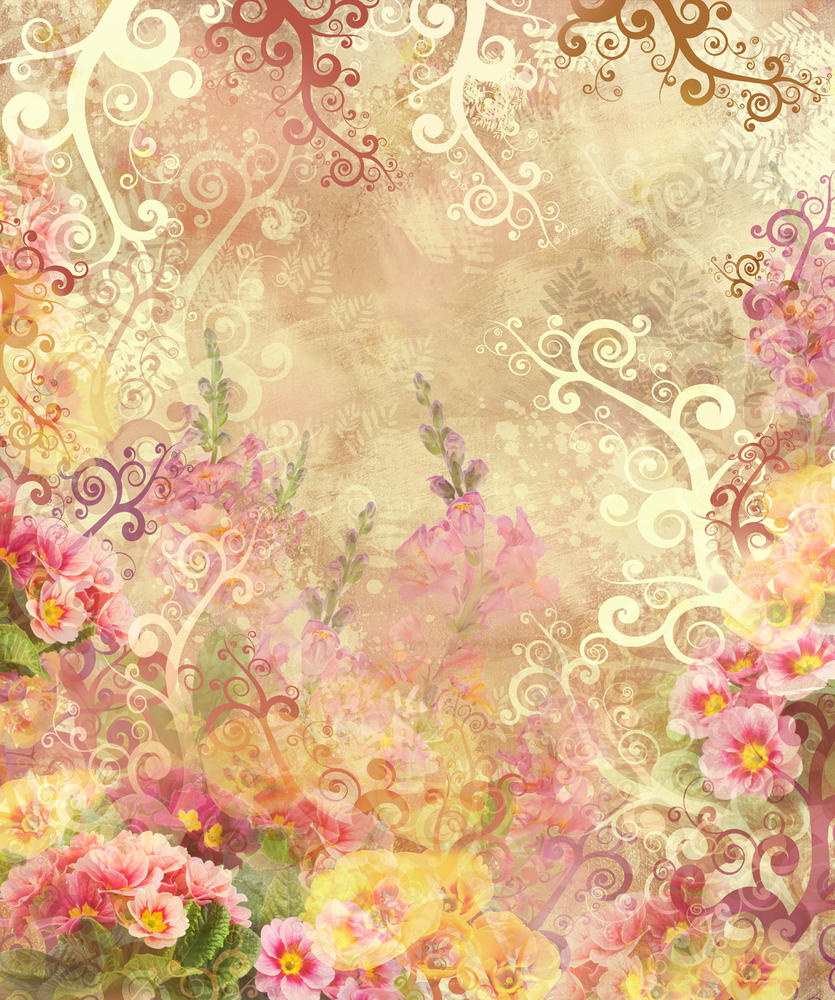 

Фотообои Walldeco Фреска: цветы №30306 Фреска