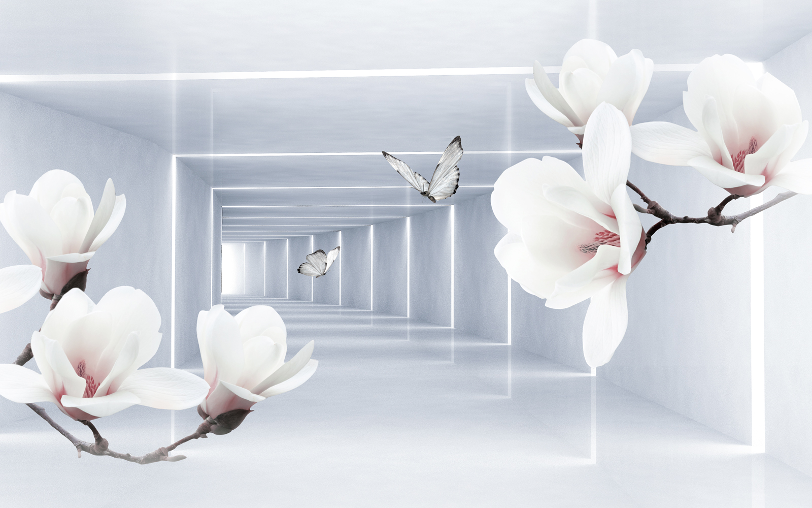 

Фотообои Walldeco Бабочки в тоннели №37275 Лоск