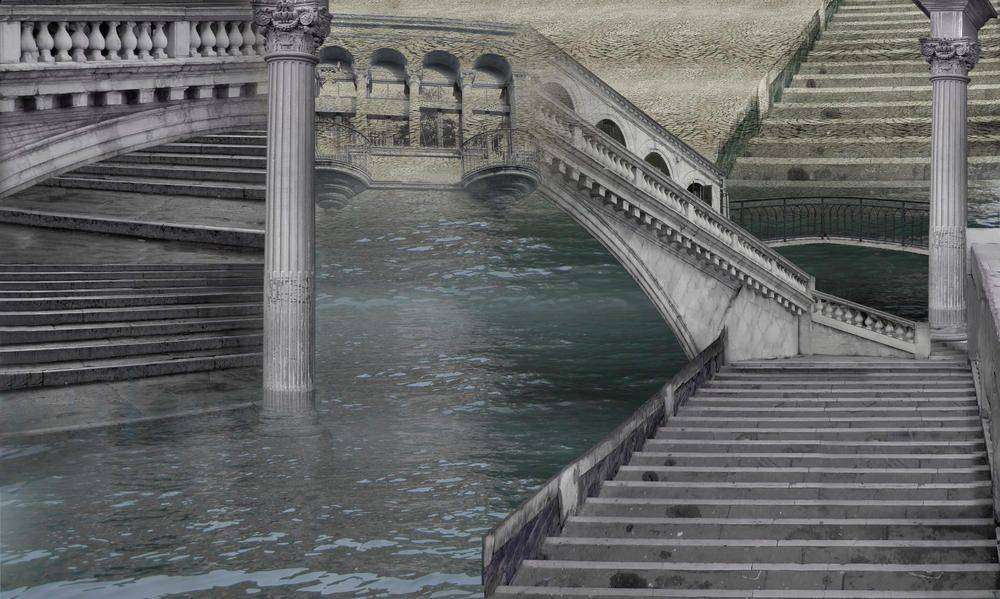

Фотообои Walldeco лестницы в воде №1042 Гладь