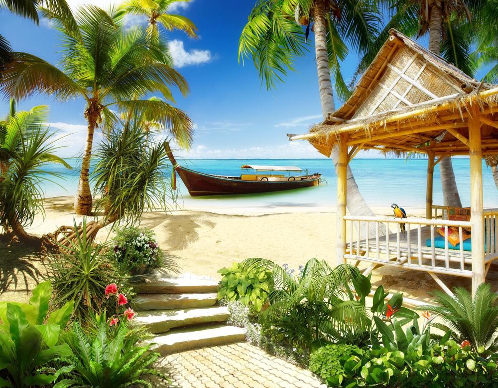 

Фотообои Walldeco Тропический берег №32999 Волокно