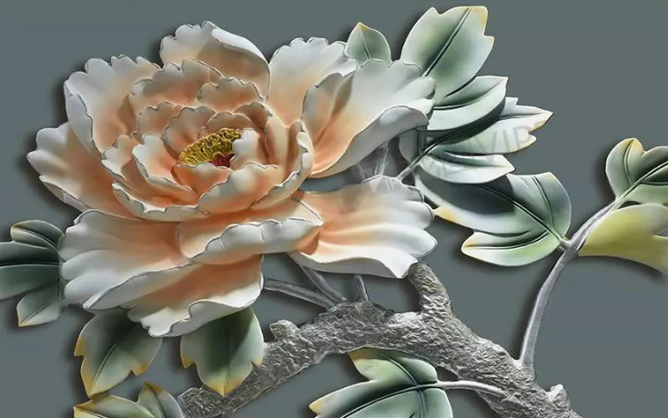 

Фотообои Walldeco 3d сказочный цветок №dec-421 Лоск