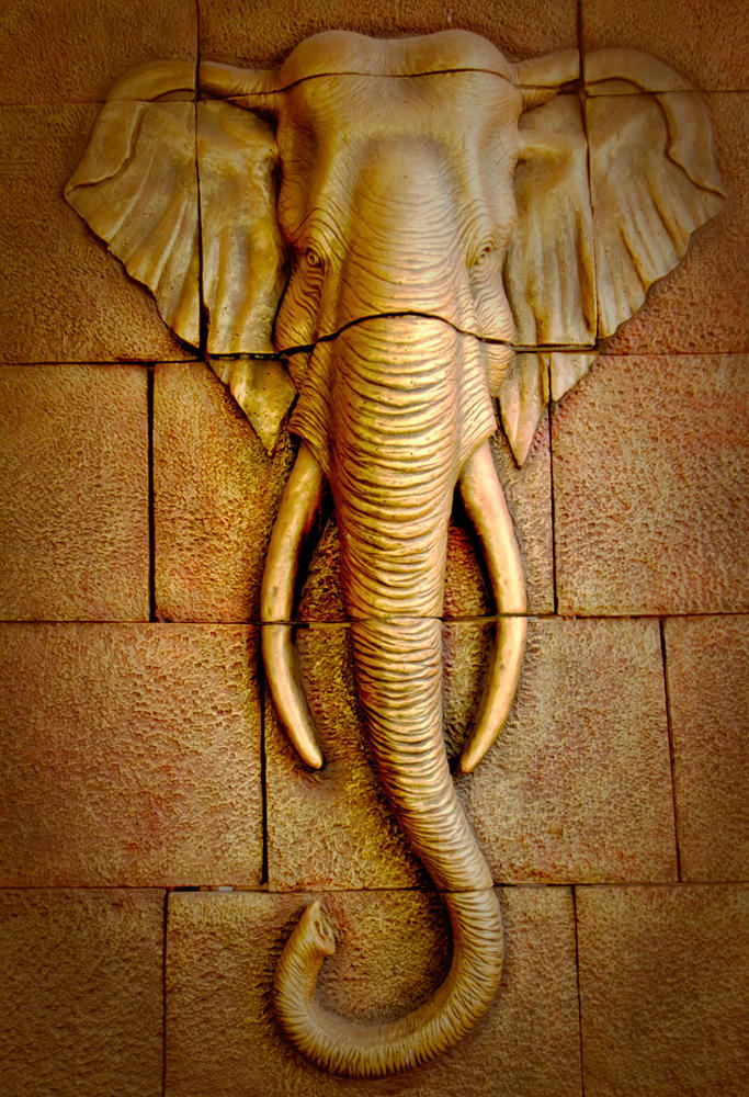 

Фотообои Walldeco Кладка со слоном №30740 Деко