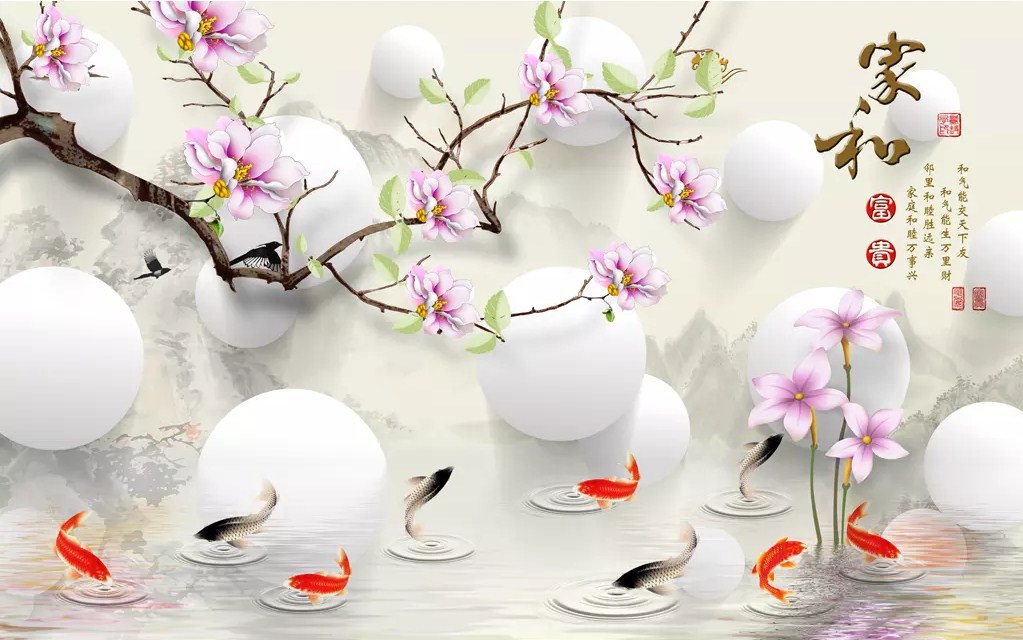 

Фотообои Walldeco Китайские мотивы №dec-668 Фреска