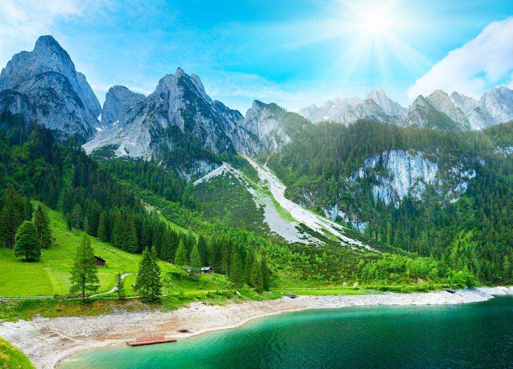 

Фотообои Walldeco Заснеженные горы и озеро №1622 Фреска