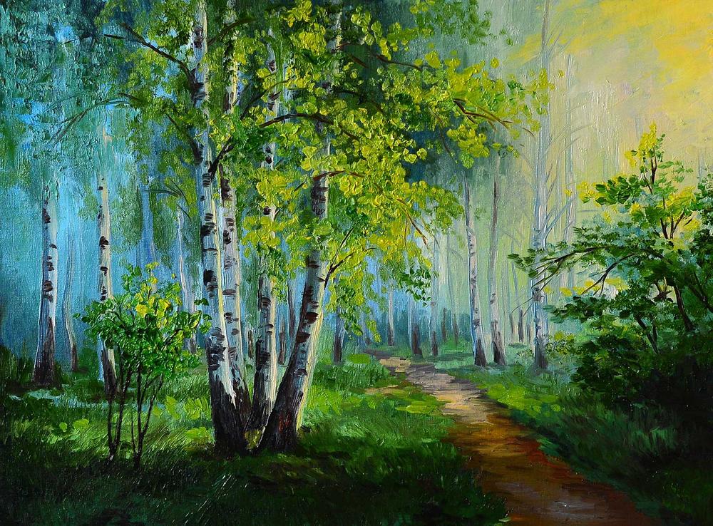 

Фотообои Walldeco В березовом лесу №29250 Бриз