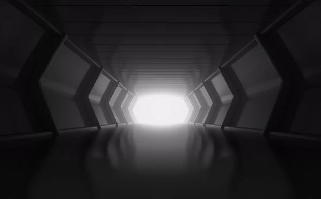 

Фотообои Walldeco Свет в конце туннеля №dec-554 Базальт