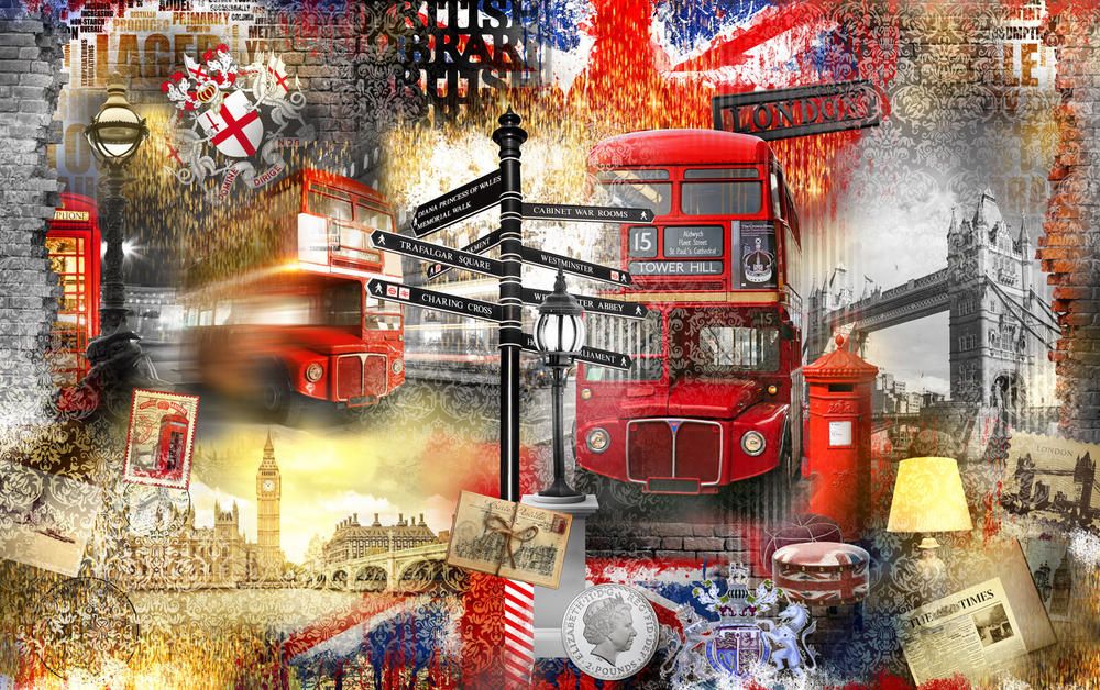

Фотообои Walldeco Тематическая композиция: Лондон №30889 Волокно