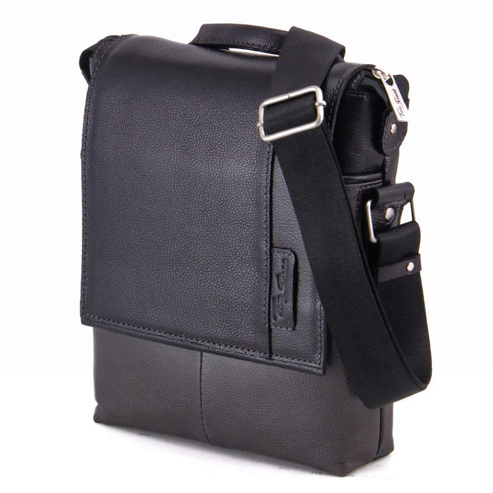 

Мужская сумка Tom Stone 309 black/gray Серый