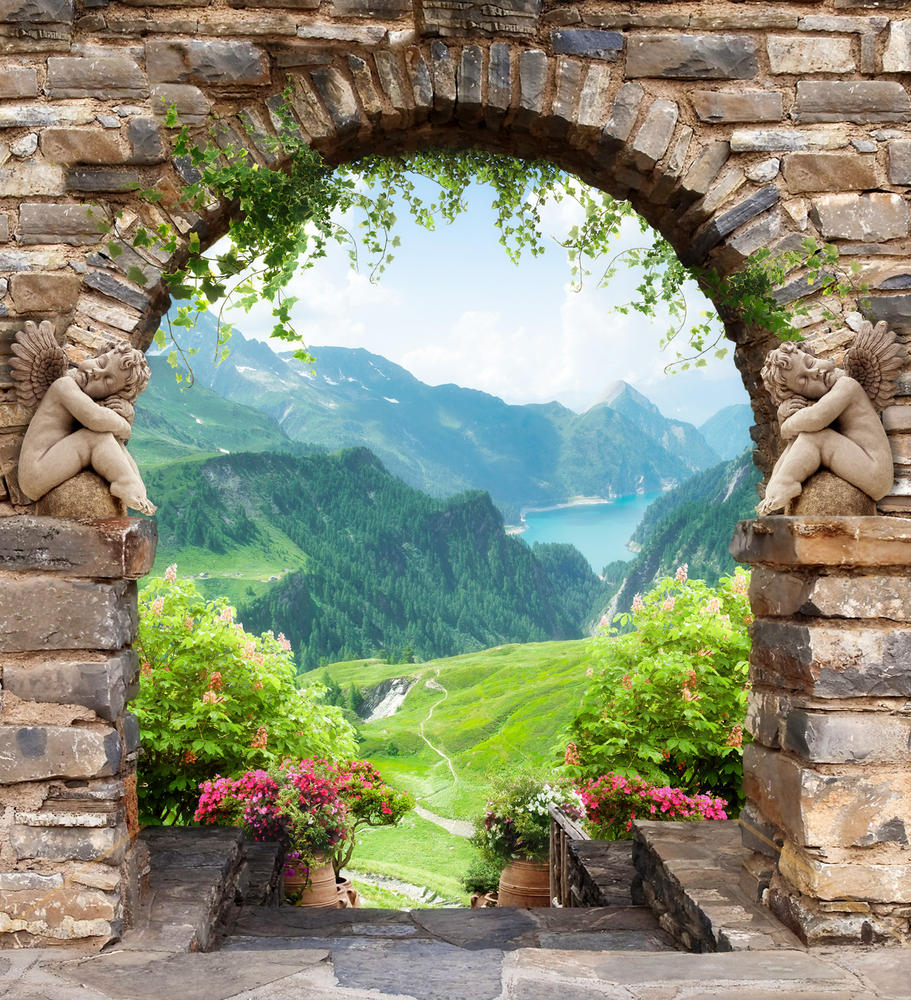 

Фотообои Walldeco Арка и природа №31863 Лоск