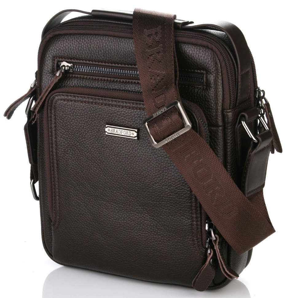 

Мужская сумка BRADFORD 8922-2 BROWN Коричневый