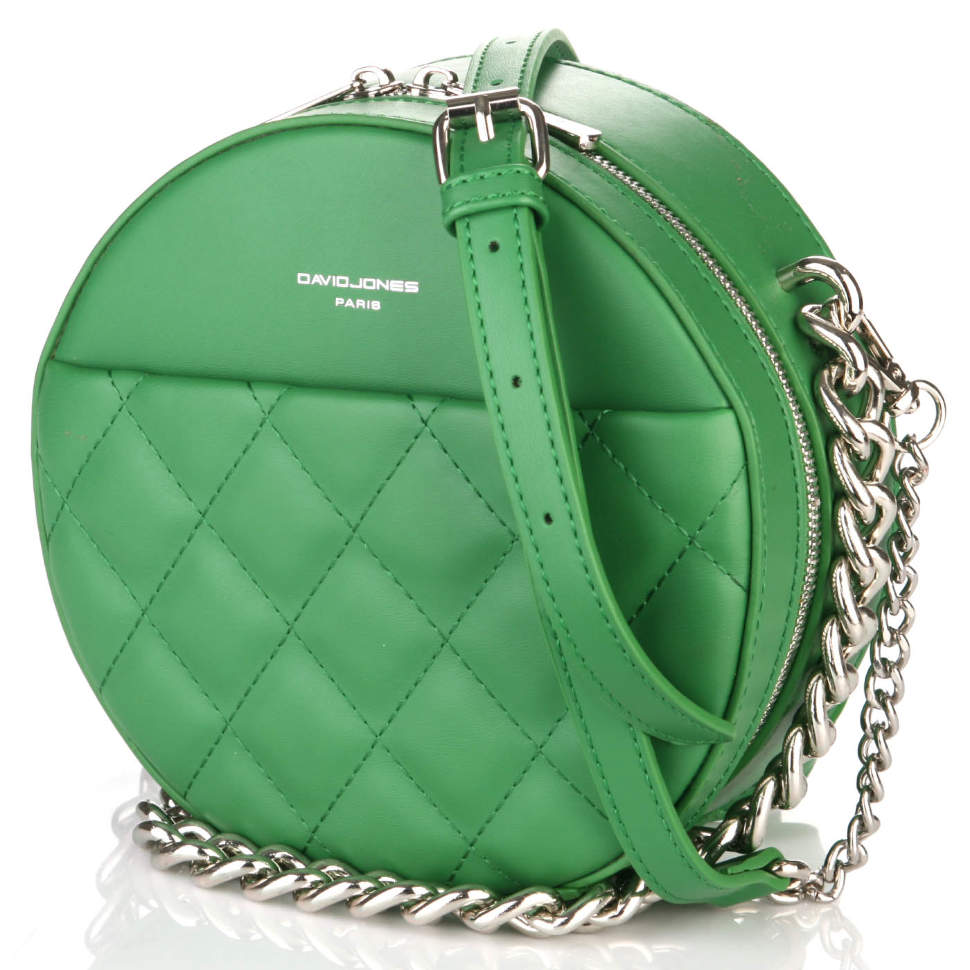 

Женская круглая сумка DAVID JONES 5703 GREEN Зеленый