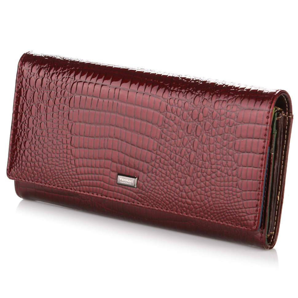 

Кошелек лаковый VERMARI Lx 104467 Бордовый
