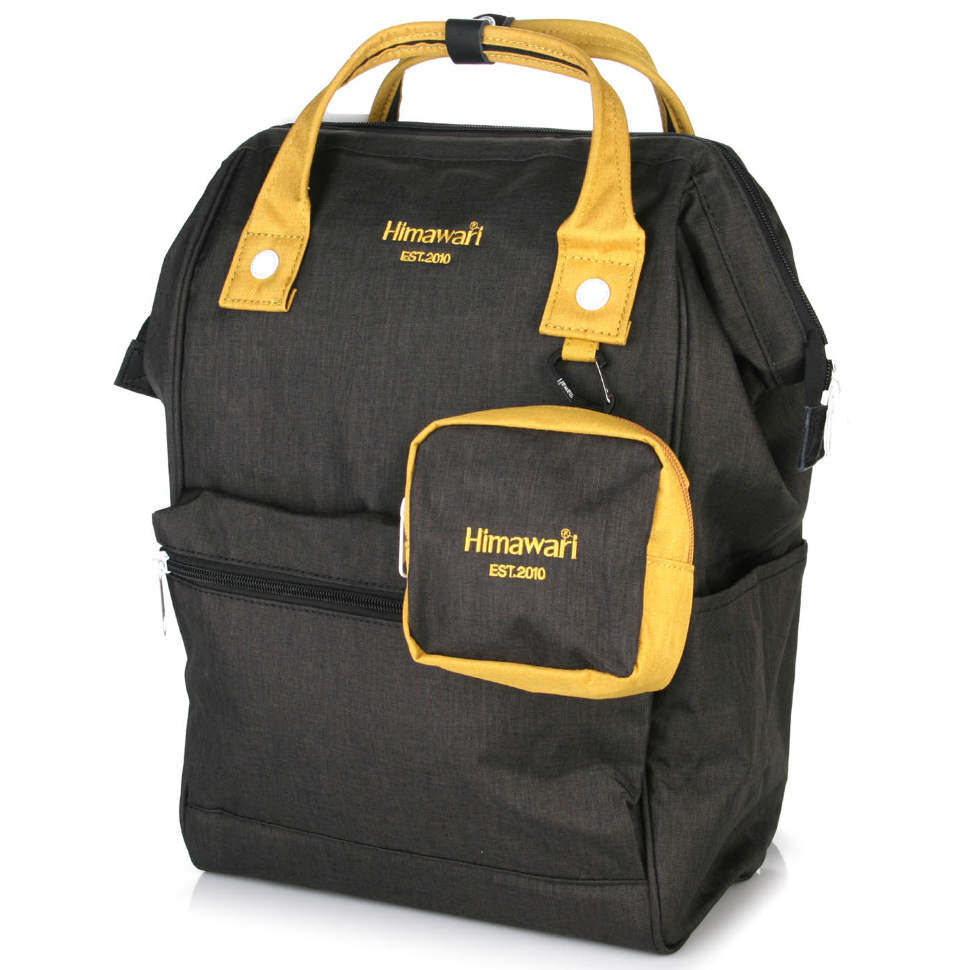 

Рюкзак HIMAWARI 2268 black/yellow Черный