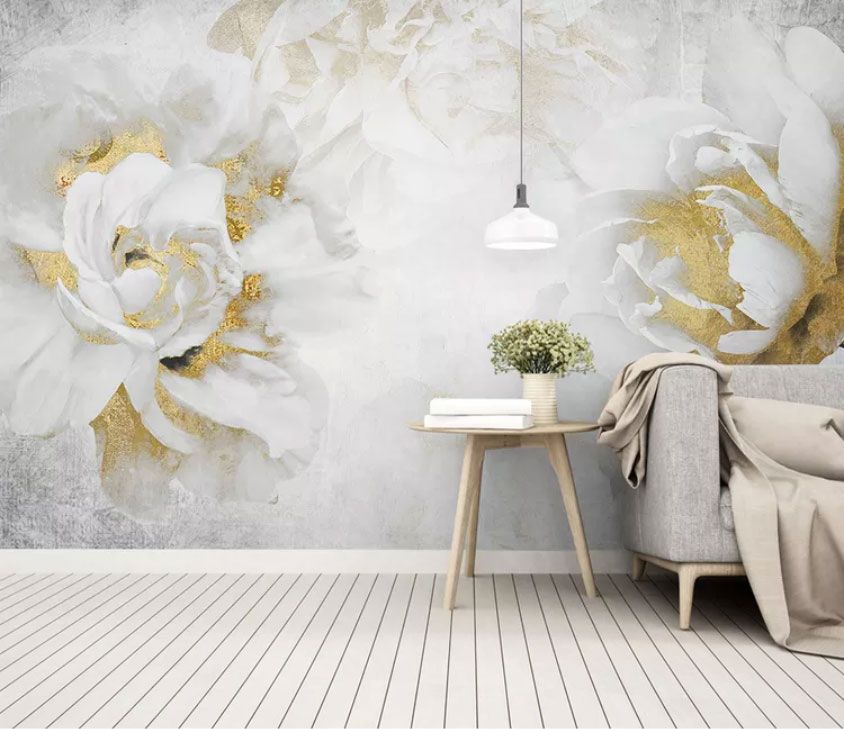 

Фотообои Walldeco Абстракция: розы №dec-2027 Мелкий песок с блестками
