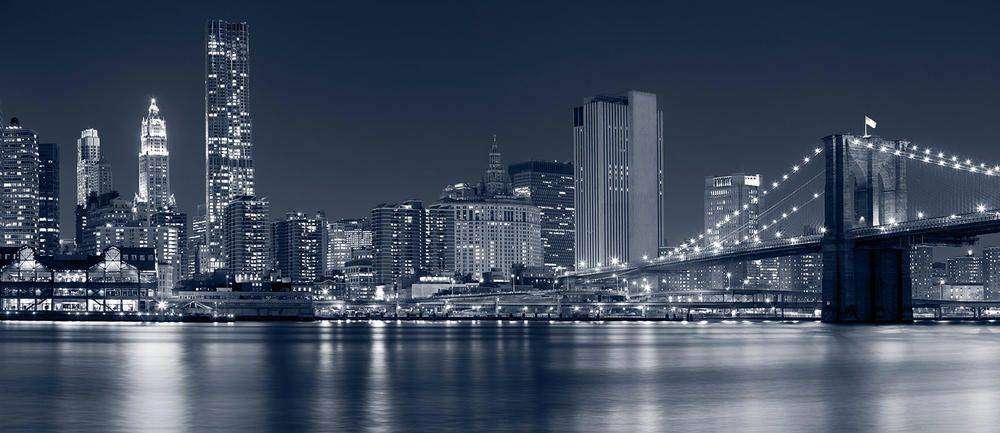 

Фотообои Walldeco Огни ночного города №8696 Жаккард