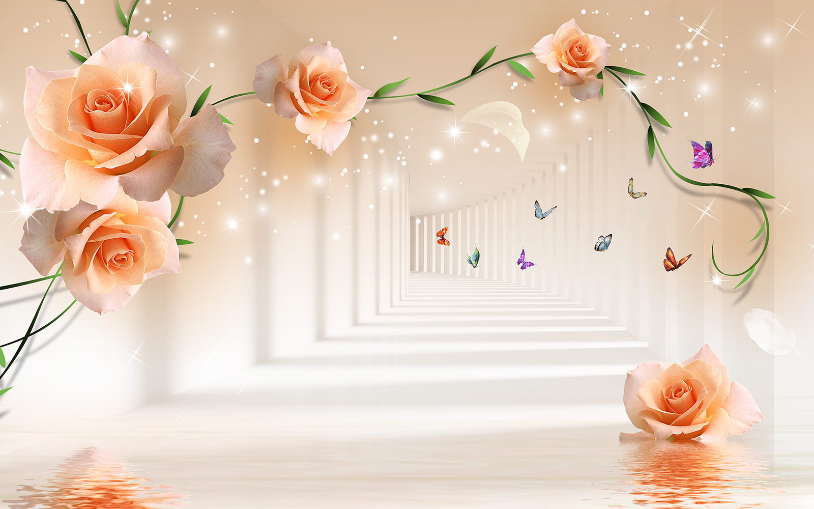 

Фотообои Walldeco Фантазия №38480 Гладь