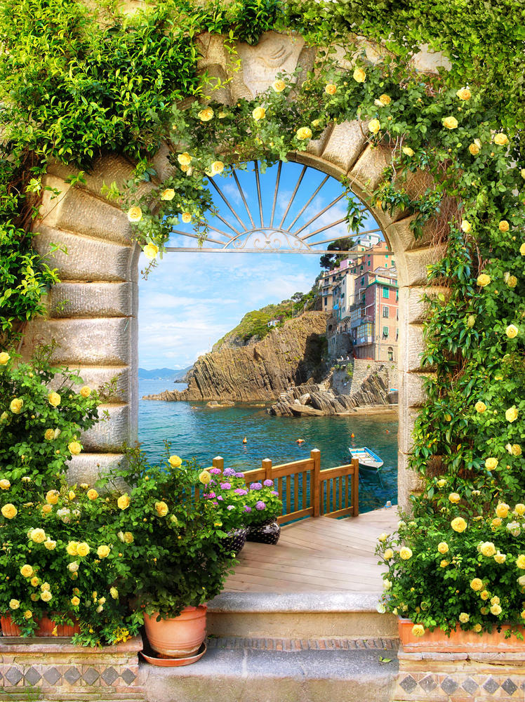 

Фотообои Walldeco Скала в окне №31573 Лоск