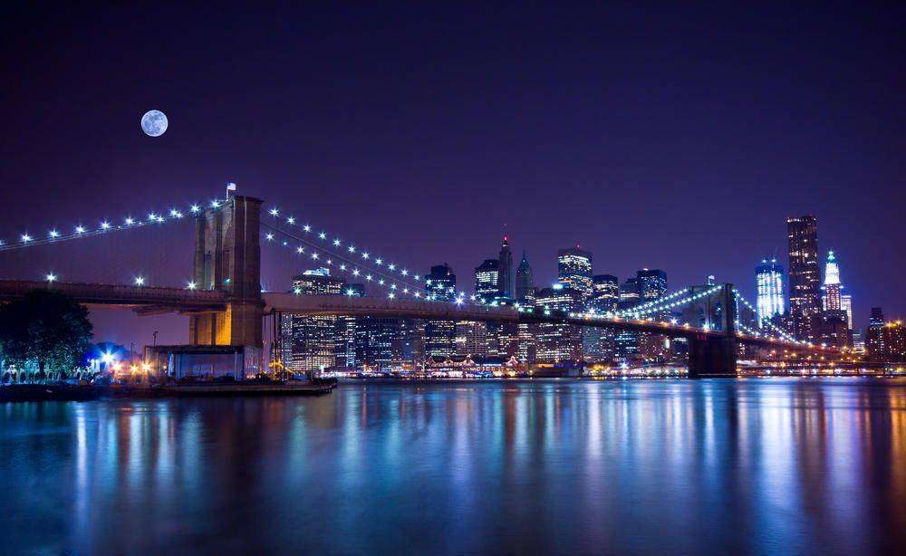 

Фотообои Walldeco Мост, Нью-Йорк №6535 Базальт
