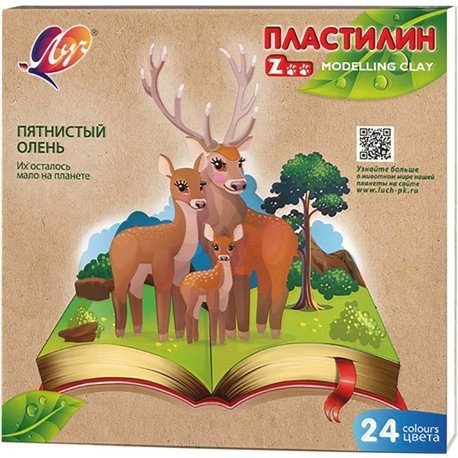 

Пластин мини "Zoo-зоо" 24 цвета Луч