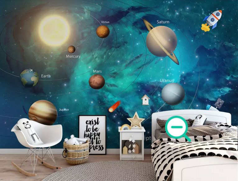 

Фотообои Walldeco В космическом пространстве №dec-1358 Жаккард