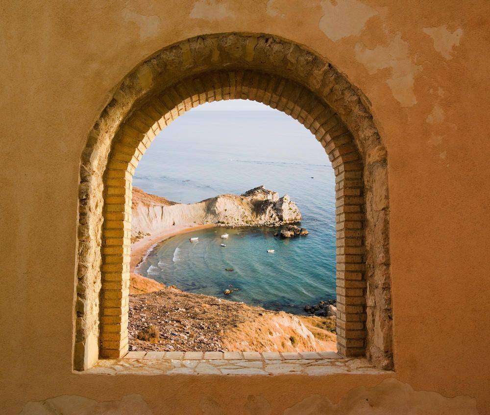 

Фотообои Walldeco Вид на побережье №4762 Жаккард