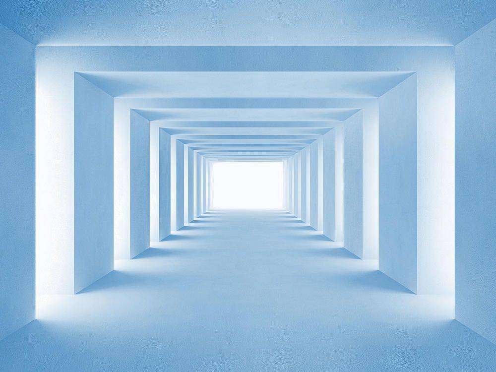 

Фотообои Walldeco Белый туннель №7979 Волокно