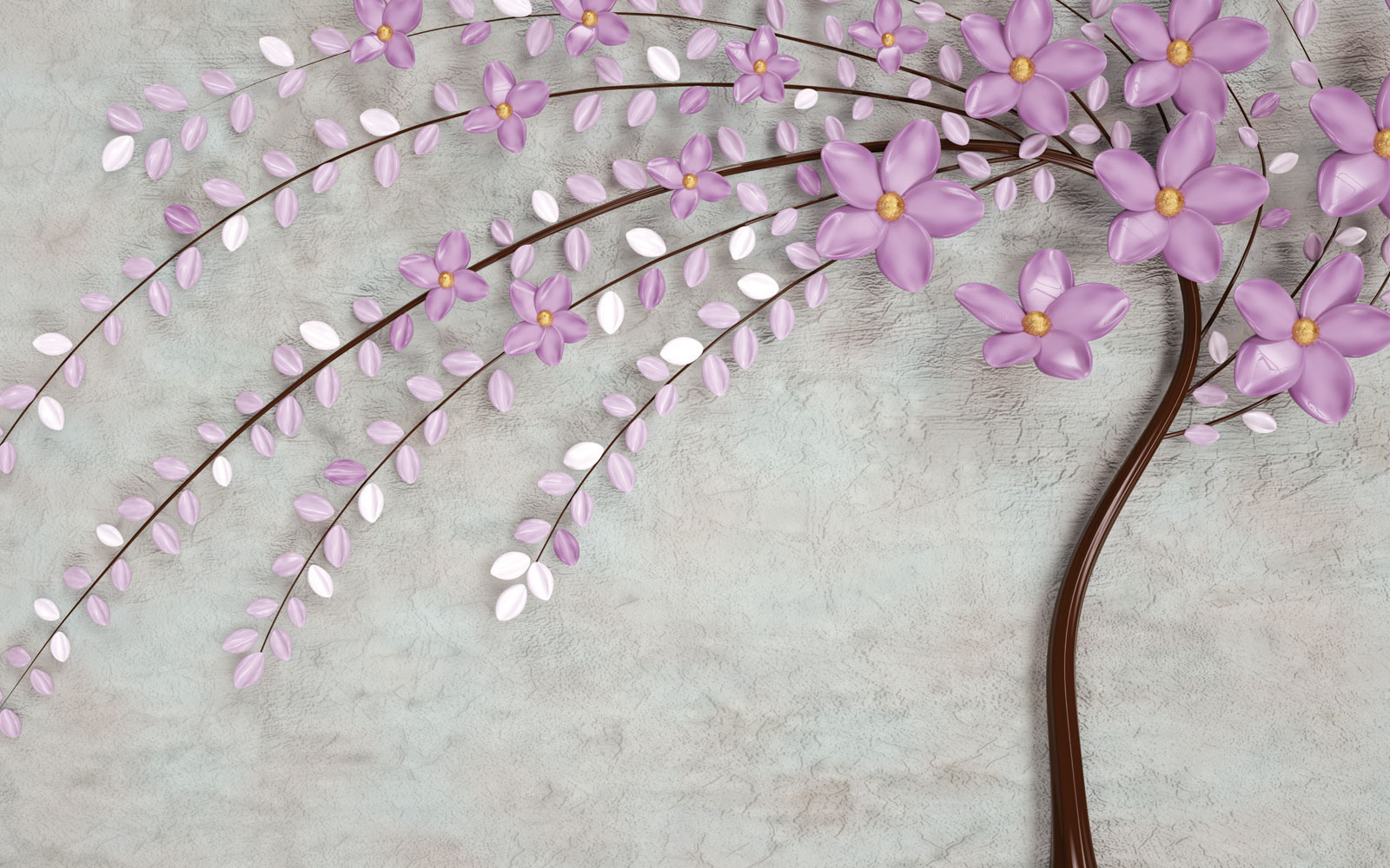 

Фотообои Walldeco 3d цветущее дерево №37168 Бриз
