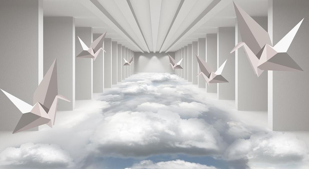 

Фотообои Walldeco Оригами над облаками №33332 Бриз