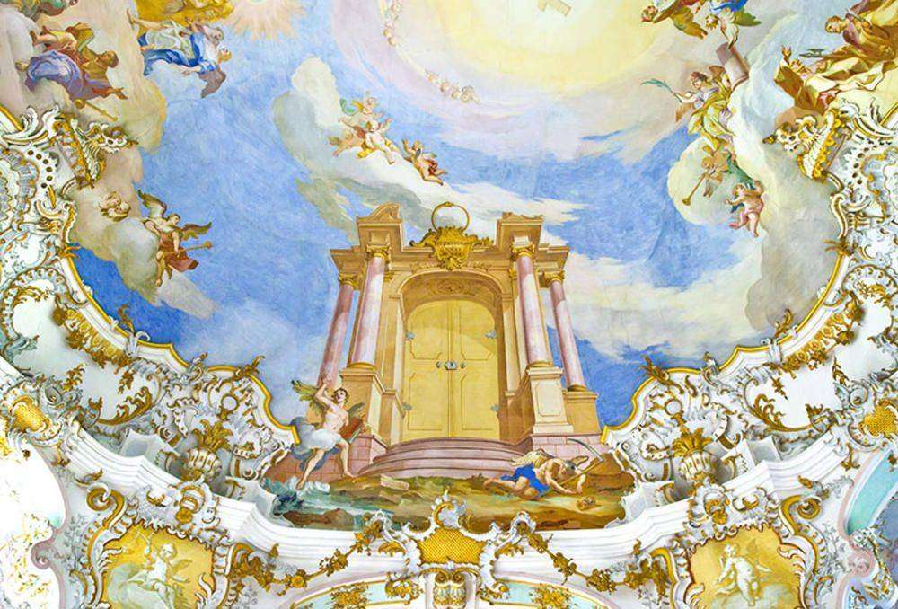 

Фотообои Walldeco Картина на потолке №3944 Фреска