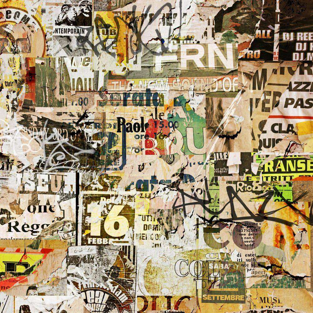 

Фотообои Walldeco Вырезки из газет №2873 Лоск