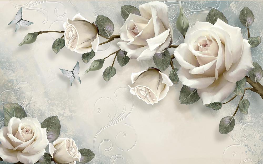 

Фотообои Walldeco Винтажные розы №34024 Жаккард