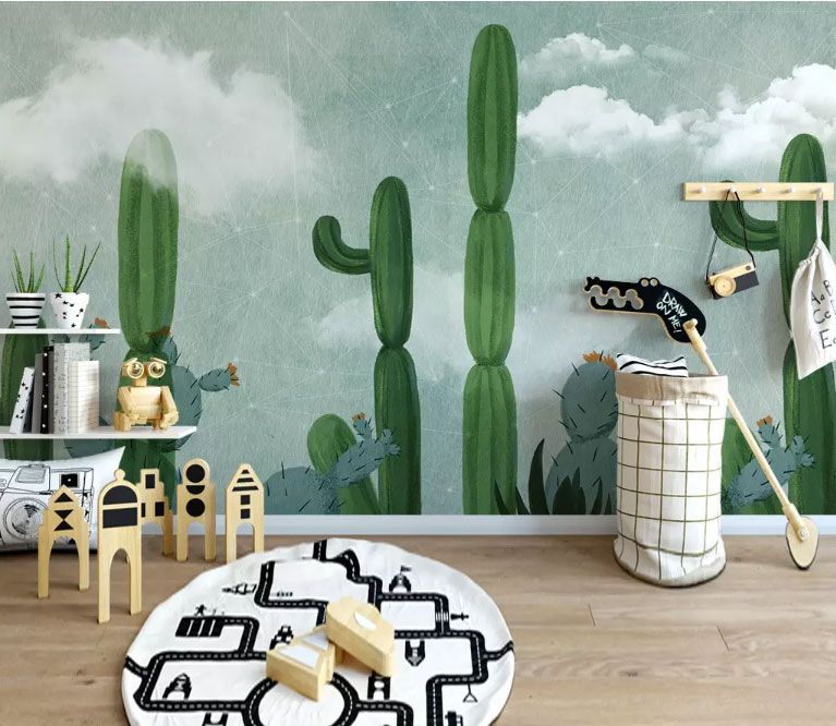 

Фотообои Walldeco Кактусы в облаках №dec-1384 Деко