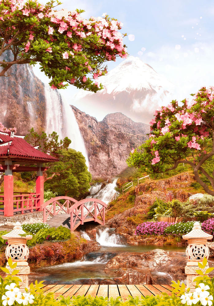 

Фотообои Walldeco Японский сад №30782 Волокно