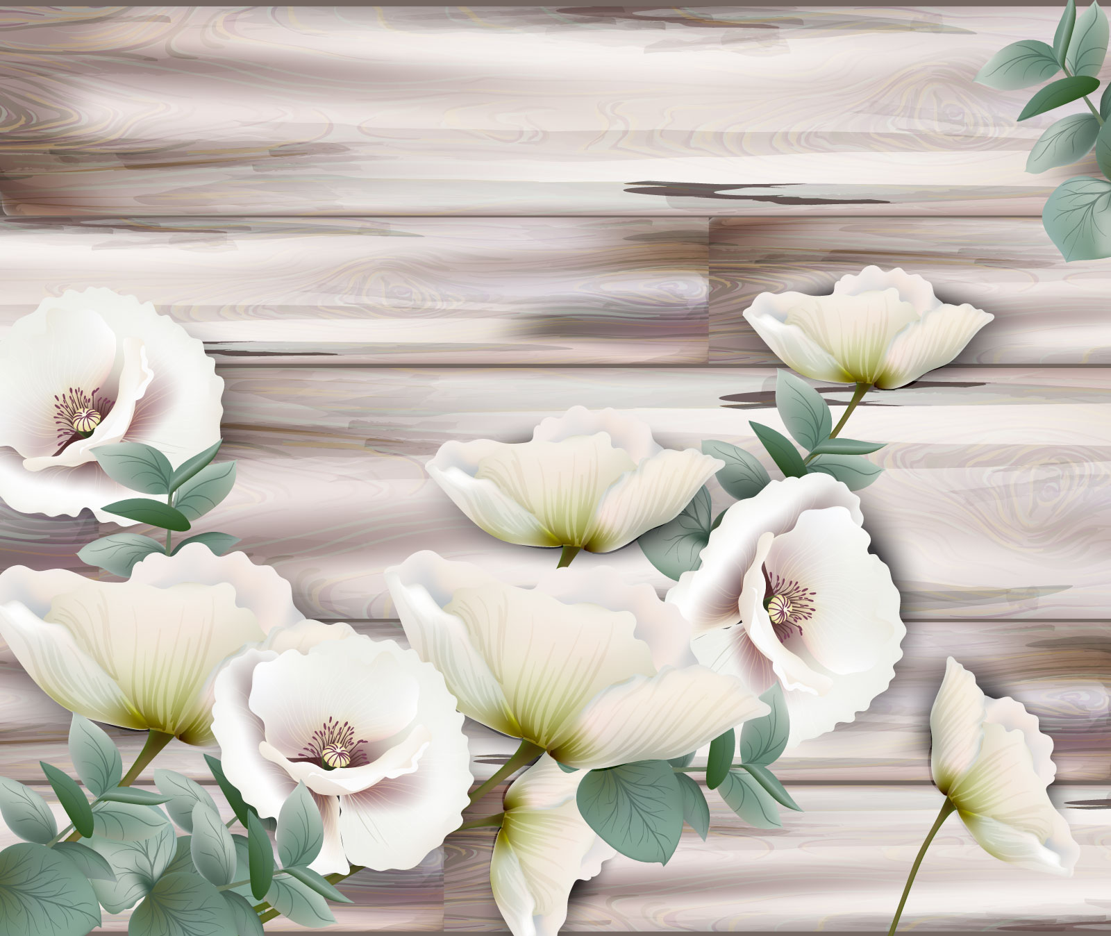 

Фотообои Walldeco Полевые цветы №39496 Мелкий песок с блестками