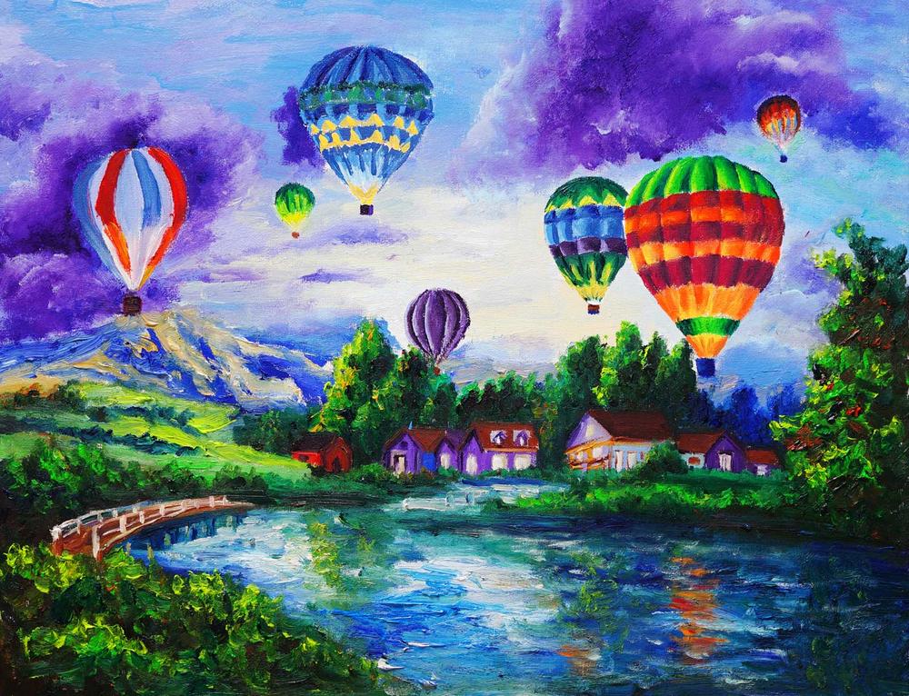 

Фотообои Walldeco Воздушные шары №29238 Бриз
