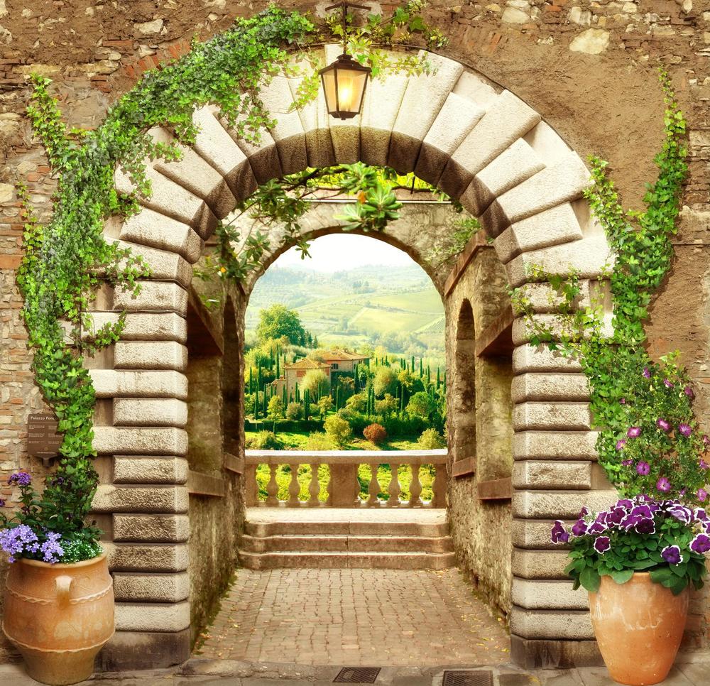 

Фотообои Walldeco Старинная арка №32981 Базальт