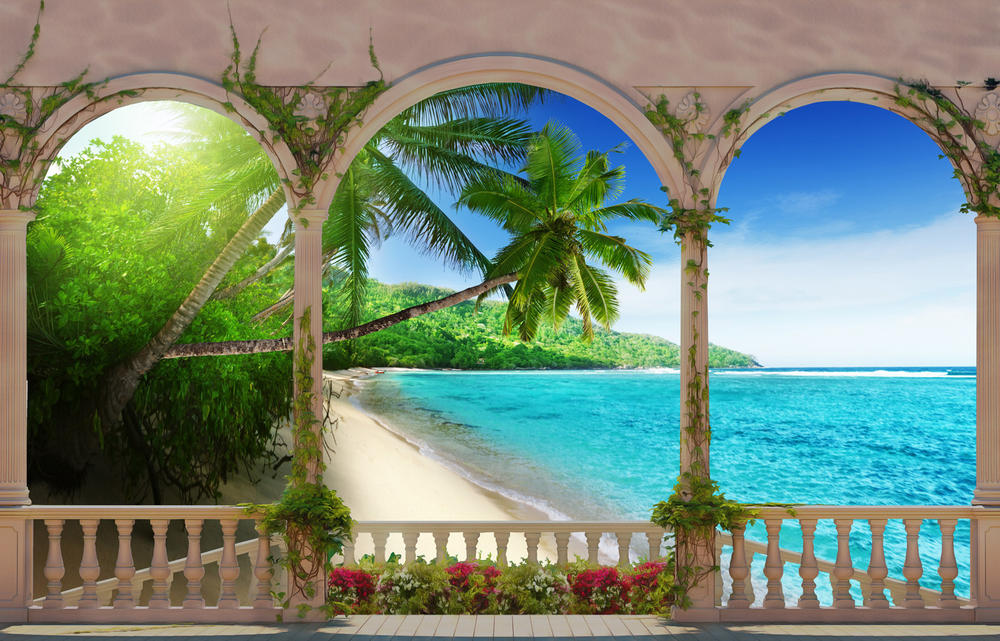 

Фотообои Walldeco Пальмы на пляже №30636 Деко