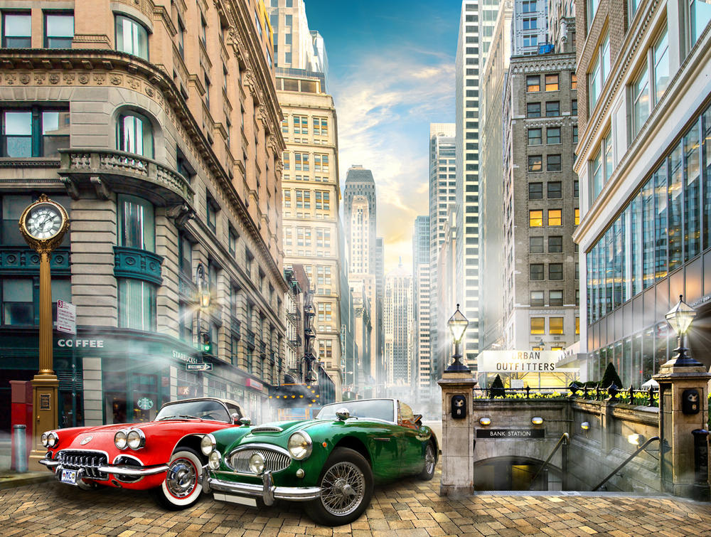 

Фотообои Walldeco Ретро №bur-319 Жаккард