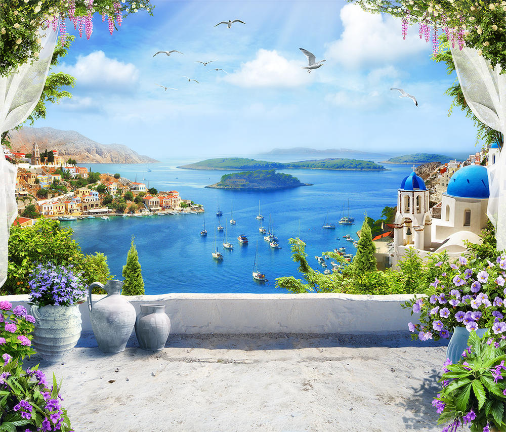 

Фотообои Walldeco Корабли уходят в море №bur-234 Гладь