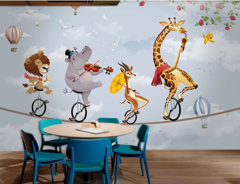 

Фотообои Walldeco Цирковые животные №dec-2050 Бриз