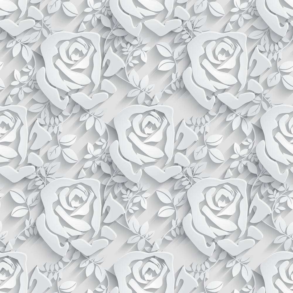 

Фотообои Walldeco Белые розы №24177 Деко